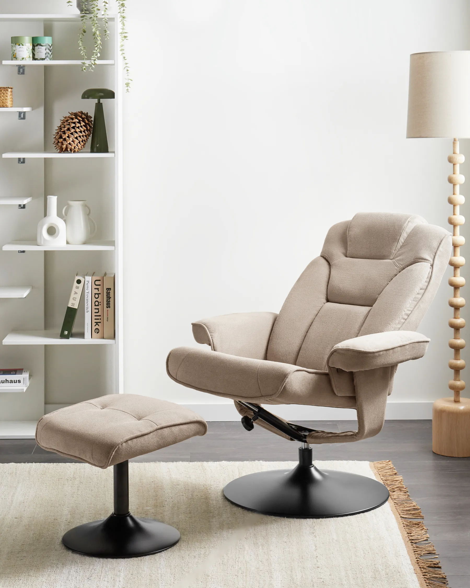 Fernsehsessel NYKS Stoff Taupe_1006876