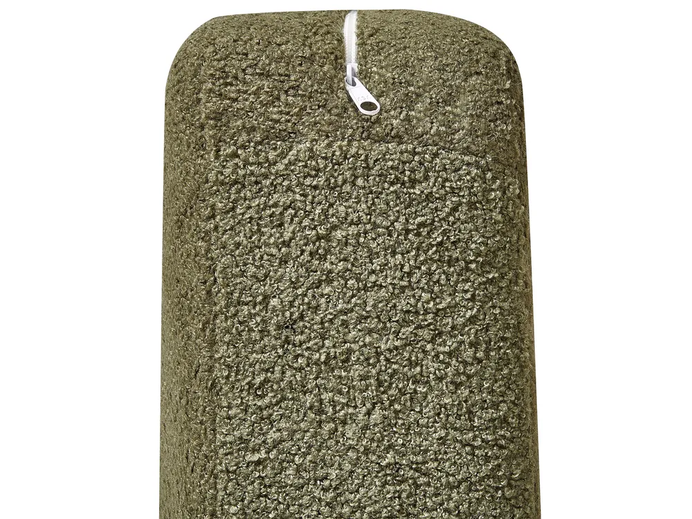Sofa 2-Sitzer SALO mit Tischen Bouclé Dunkelgrün_932545