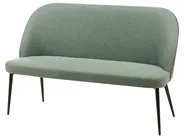 Dining Bench 2 Seater OSBY Fabric Green_929116