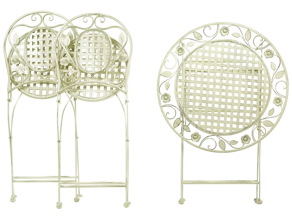 Bistro Set klappbar BIVIO Metall Hellgrün_806664