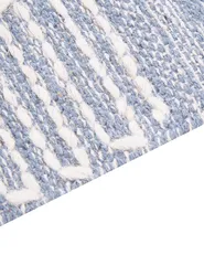 Teppich ANSAR Blau 160 x 230 cm Baumwolle_861033
