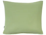Duvet Cover Set SUMNER 200 x 200 cm Cotton Muslin Green_1060135
