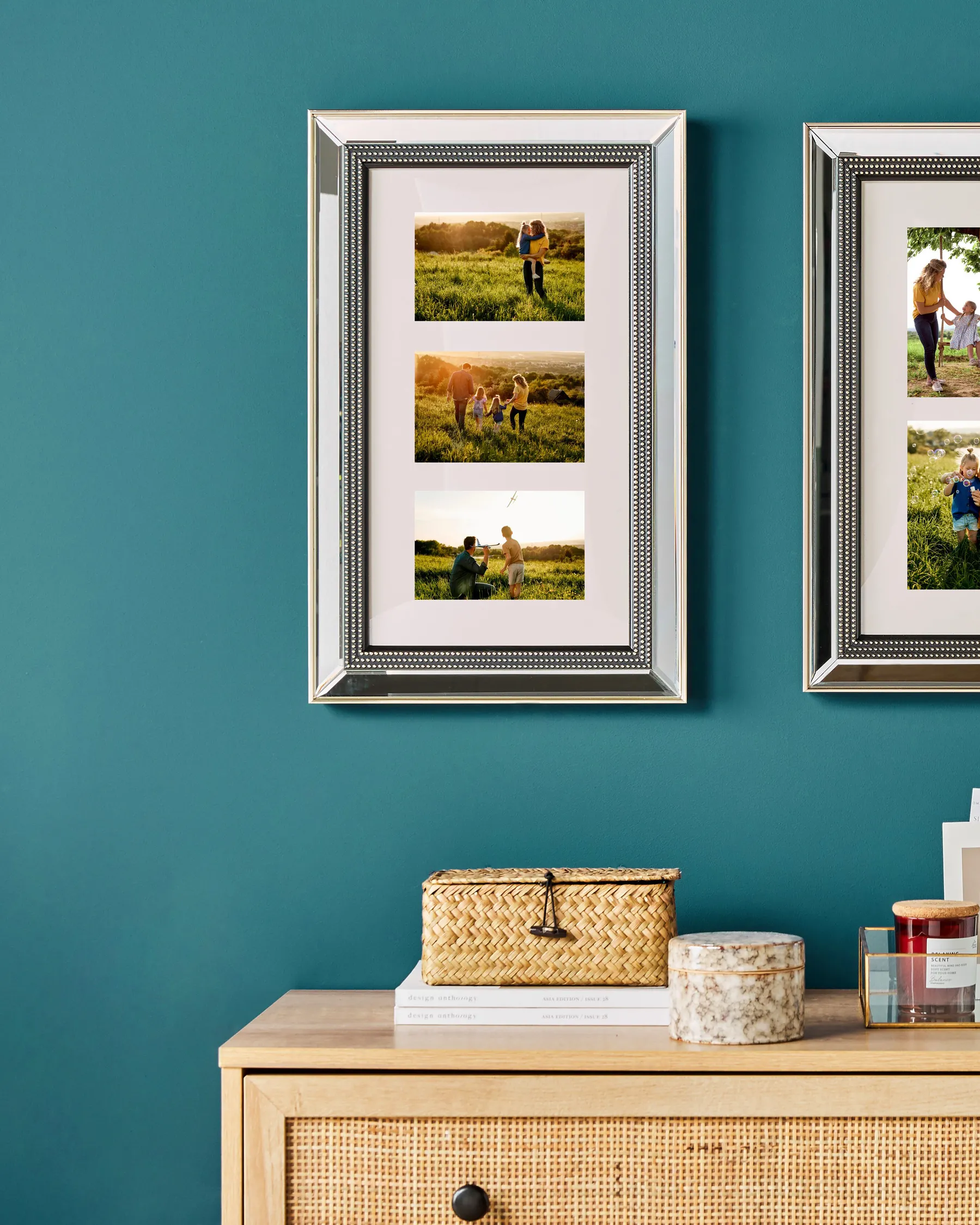 Frame for 3 Photos DALABA Silver_812904