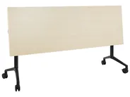 Zusammenklappbarer Schreibtisch CAVI 180 cm 60 cm mit Rädern Hellbraun_922314