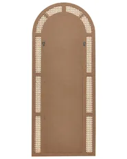 Wandspiegel FRANEY 50 cm 120 cm Rattan Naturfarben_938892