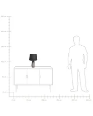 Table Lamp MONTAGUA Ceramic Grey_1032699