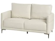 Living Room Set 6 Seater CILENS Fabric Light Beige_1117298