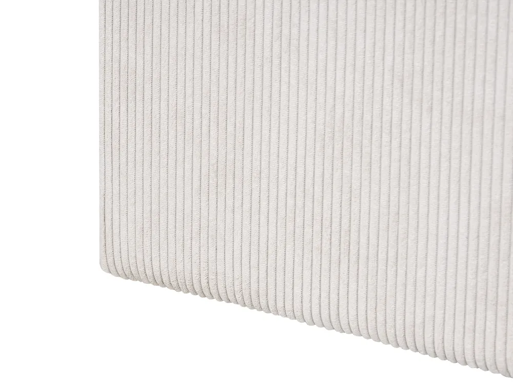 Bett mit Stauraum LILLEBONNE Cord Hellbeige 180 x 200 cm_1064364