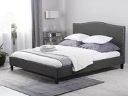 Bed Fabric MONTPELLIER 180 x 200 cm (EU Super King) Dark Grey_708972