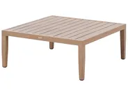 Garden Corner Sofa with Table 5 Seater SAMPIERI Metal Brown Left Hand_1000121