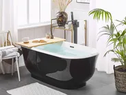 Freistehende Badewanne TESORO 170 x 77 cm Schwarz_779088
