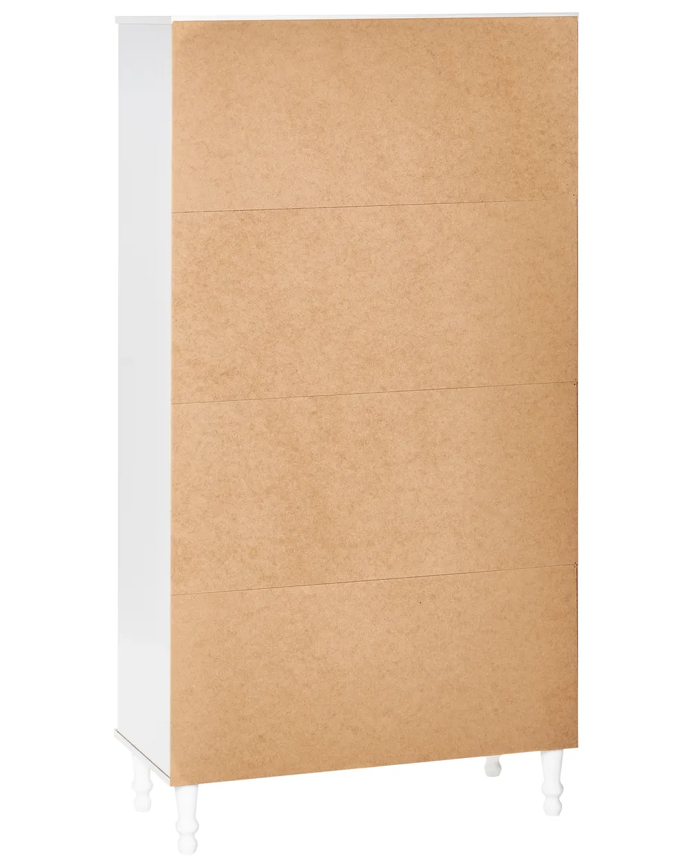 Vitrine mit Glastüren TINGLEDALE 80 cm Weiß_949847