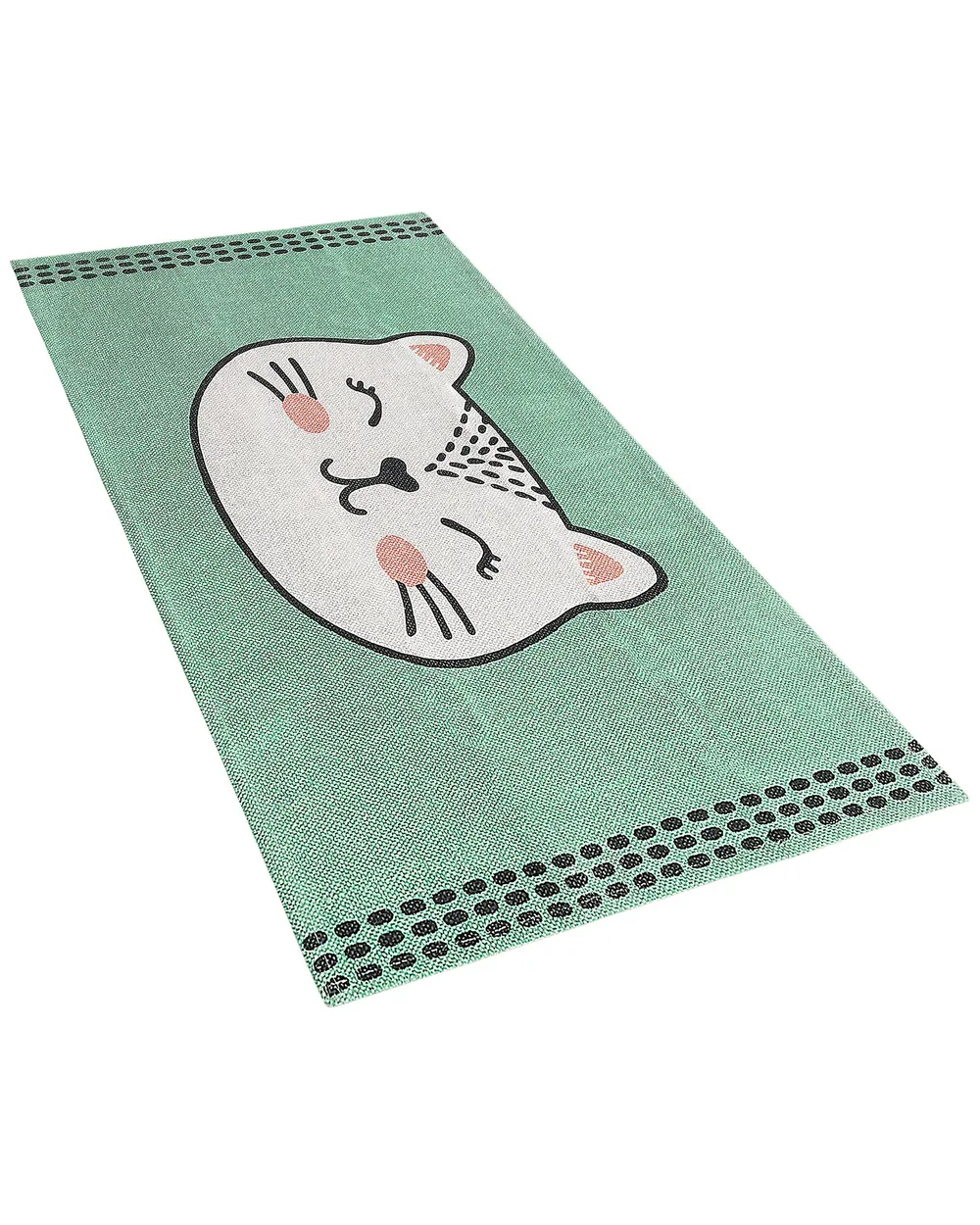 Kids Rug HOWRAH Light Green 60 x 90 cm Cotton_798363