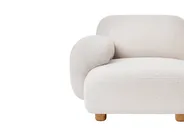Modular Sofa 3 Seater AMLI with Ottoman Boucle Off-White_1070132