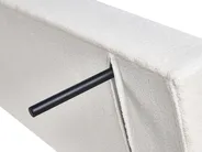 Schlafsofa 3-Sitzer HJULBY Bouclé Cremeweiß_1030263