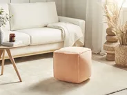 Pouf ALIPUR Bouclé Orange_1080913