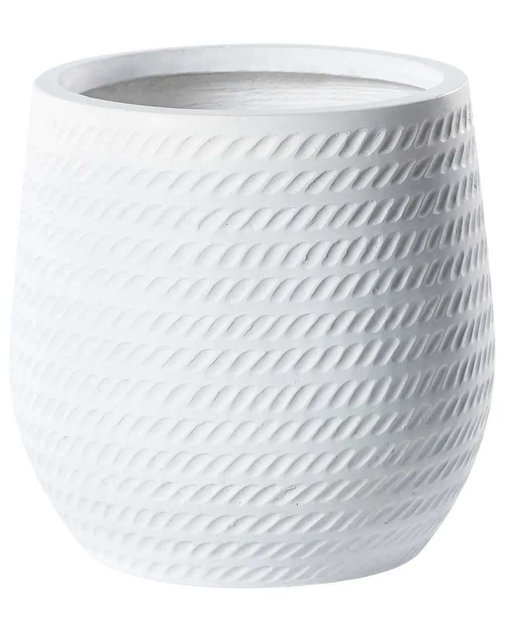 Blumenkübel LIVADIA 27 cm Cremeweiß