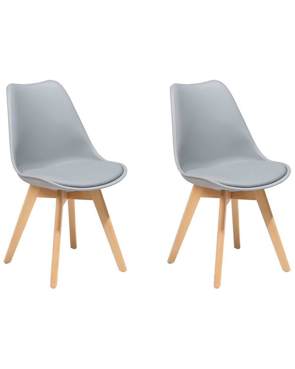 Set od 2 blagovaonske stolice DAKOTA II Sivi
