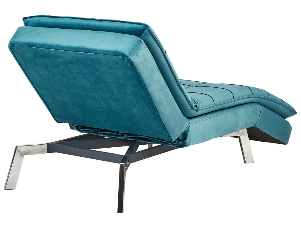 Chaise Longue LOIRET Velvet Teal_877694