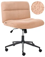 Desk Chair CATLIN Boucle Peach Pink_1076967