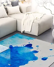 Teppich ODALAR Blau 140 x 200 cm_1177591