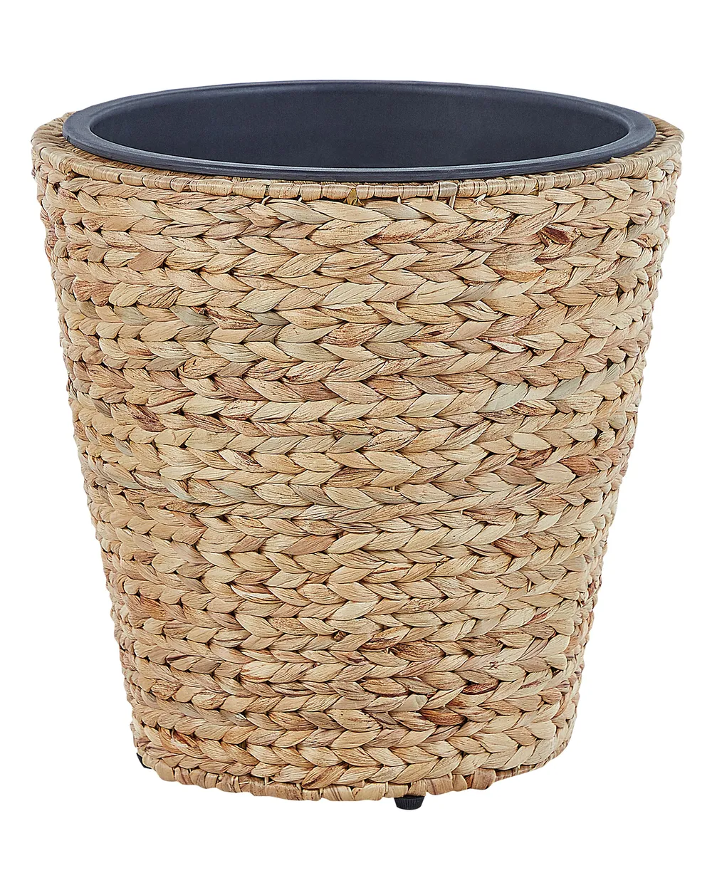 Set mit 3 Blumentöpfen PLAKA 29/37/49 cm Wasserhyazinthe Naturfarben_826517