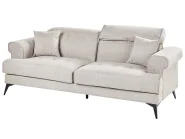 Sofa Set 5-Sitzer SKIVE Stoff Taupe_947655