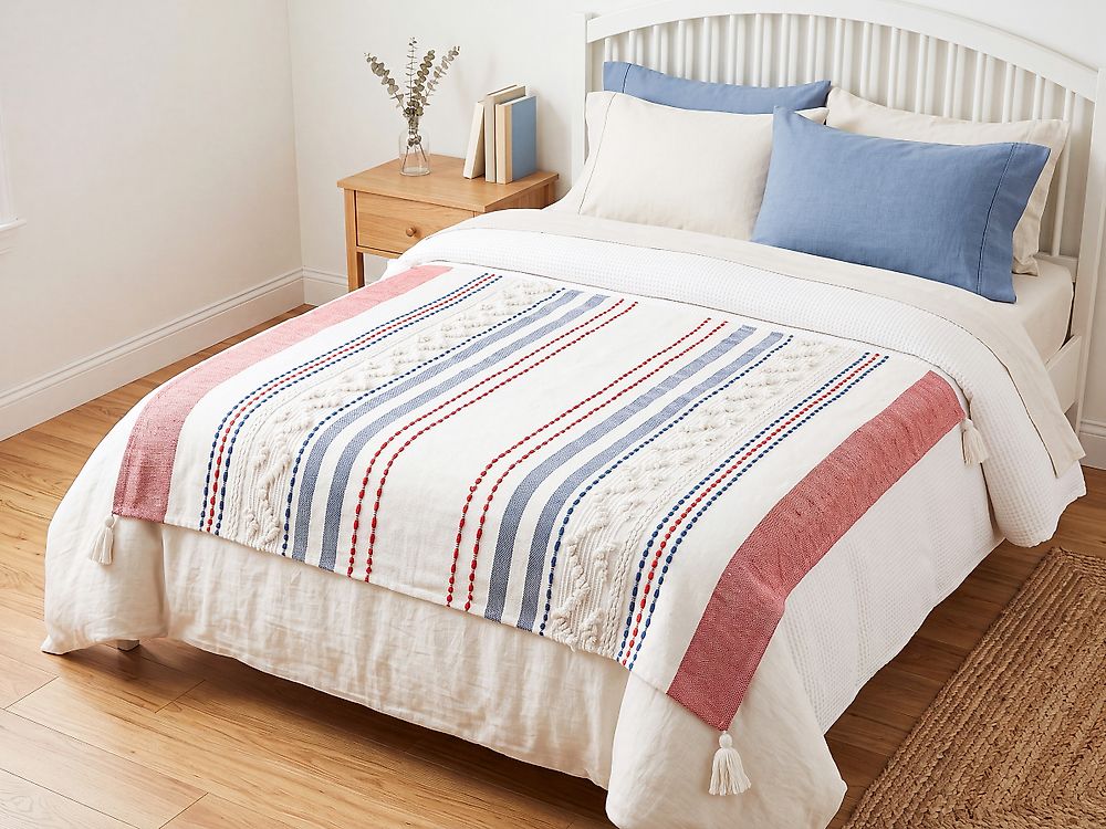 Blanket CUBUK 130 x 150 cm Multicolour