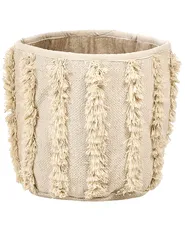 Aufbewahrungskorb 2er Set KAKKI Baumwolle Beige_846394
