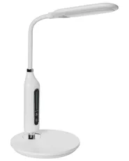 LED Schreibtischlampe CYGNUS mit Dimmer Metall Weiß_1051545