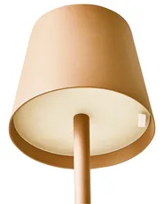 Kabellose LED Tischlampe BACEIRO Metall Orange_1061054