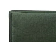 Postelja s prostorom za shranjevanje BAJONNA Temno zelena 160 x 200 cm_970621