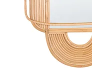 Wandspiegel ALCORN 70 cm 90 cm Rattan Naturfarben_894138