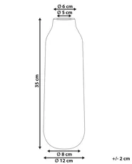 Blumenvase MULAI 35 cm Steinzeug Weiß_810763