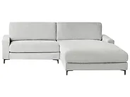 Ecksofa MALOY Chenillegewebe Hellgrau linksseitig_1183778