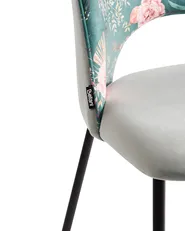 Set of 2 Dining Chairs COVELO Velvet Mint Green_767783