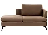Rechtsseitige Chaiselongue SIEVOZ Stoff Braun