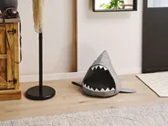 Pet Bed PIRANHA Felt Light Grey_783436