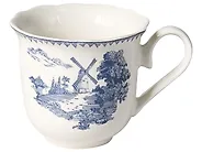 20-Piece Dinnerware Set BAY LEAF Porcelain White/Blue_1191716