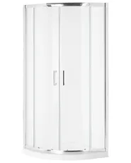 Duschkabine JUKATAN II 90 x 90 x 185 cm Silber_787985