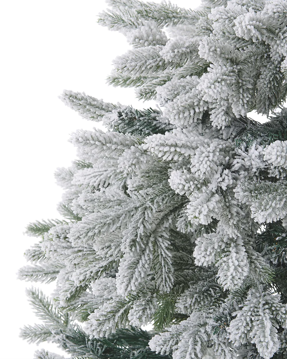 Artificial Snowy Christmas Tree FORAKER 120 cm White_783316