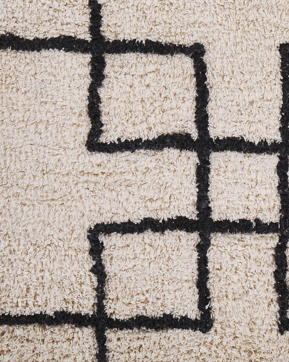 Rug TURHAL Beige 160 x 230 cm Cotton_817606