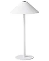 Kabellose LED Tischlampe FRANCOLI mit Dimmer Metall Weiß