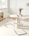 Esszimmerstuhl 2er Set MARSHALL Transparent