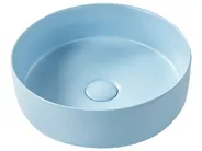 Aufsatzwaschbecken GUDAR ⌀ 37 cm Keramik Blau_923347