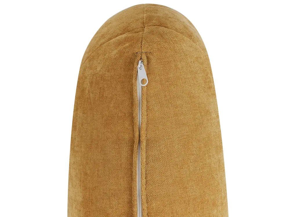 Single Sofa Bed OLDEN Chenille Mustard_980868