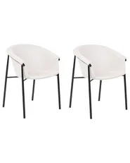 Esszimmerstuhl 2er Set AMES Hellbeige_868271