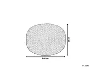 Pouf CONRAD Baumwolle Hellbeige_782192