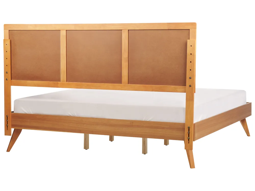 Bed ISTRES 180 x 200 cm (EU Super King) Natural Ash Wood_912592