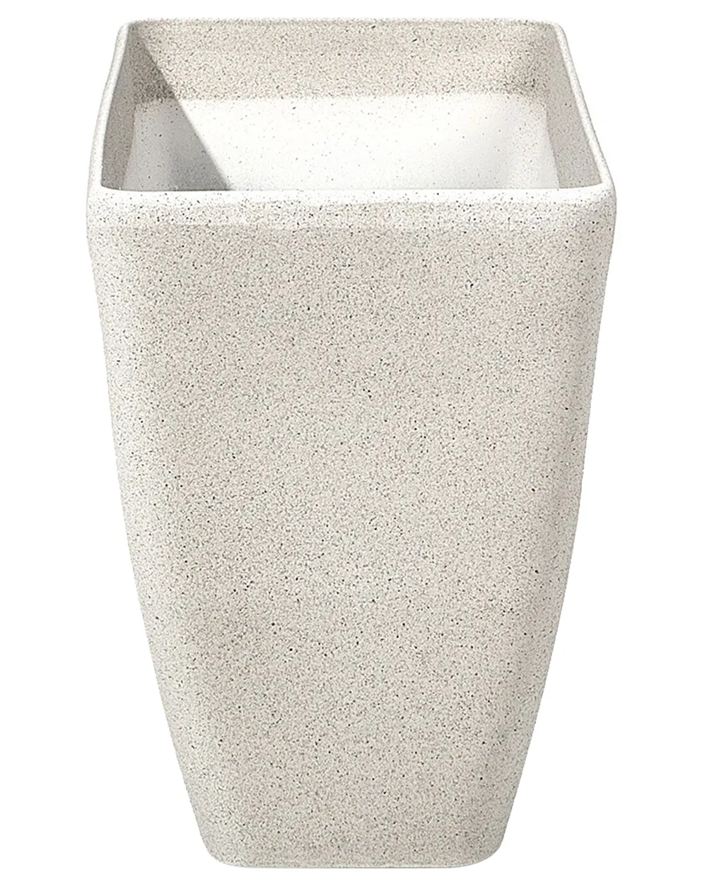 Set of 2 Plant Pots BARIS 74 cm Beige_841423